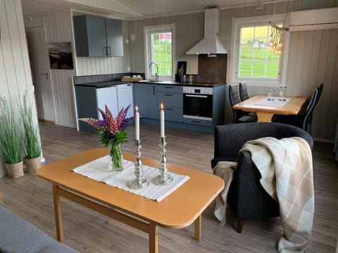 Kitchen or kitchenette, Living room, Dining area