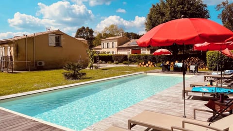 Garden, Pool view, Swimming pool, sunbed