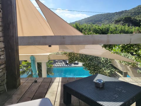 Patio, Day, View (from property/room), Balcony/Terrace, Pool view, Swimming pool, sunbed