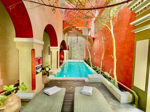 Natural landscape, Pool view, Swimming pool