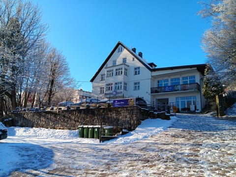Property building, Bird's eye view, Winter