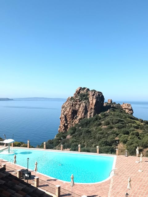 Summer, View (from property/room), Sea view, Time of day, Inner courtyard view