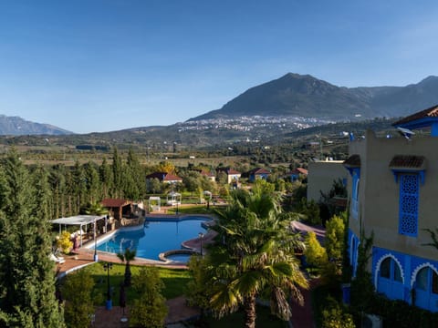 Natural landscape, Garden, City view, Pool view, Swimming pool