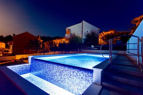 Swimming pool, Sunset