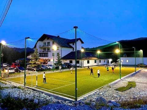 Property building, Natural landscape, Tennis court, Parking