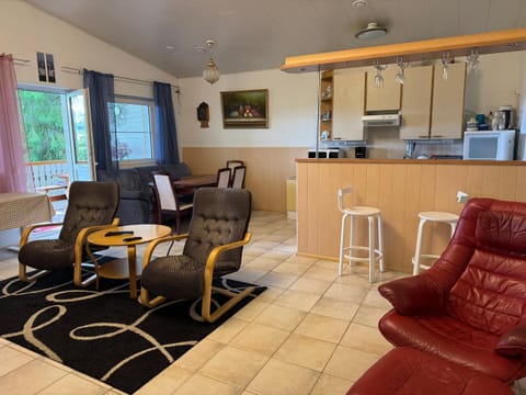 Kitchen or kitchenette, Living room, Dining area