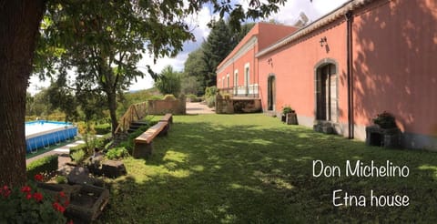 Property building, Day, Natural landscape, Garden, Garden view, Pool view, Swimming pool