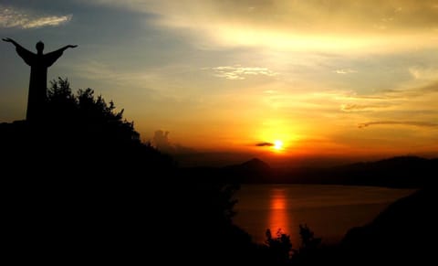 Nearby landmark, Natural landscape, Sunset