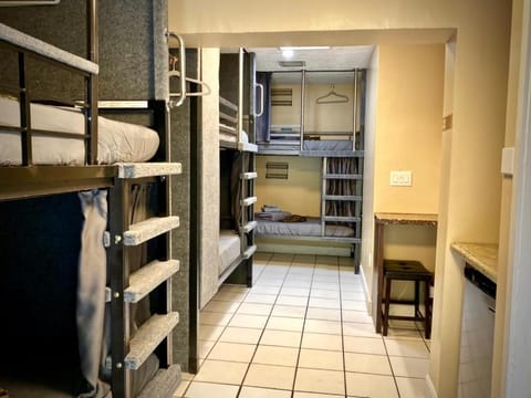 Bed, bunk bed, air conditioner