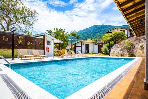 Mountain view, Pool view, Swimming pool, sunbed