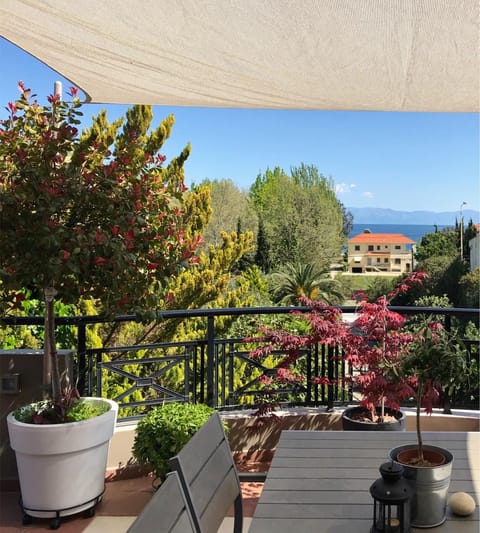 Spring, Balcony/Terrace, Garden view, Sea view