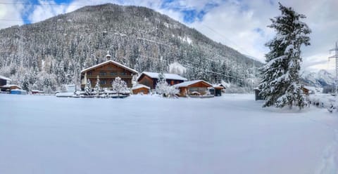 Property building, Day, Natural landscape, Winter, Mountain view