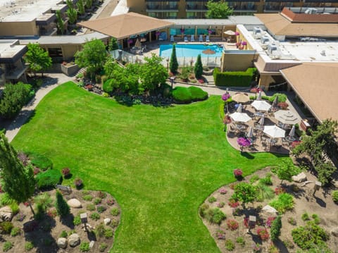 Property building, Bird's eye view, Garden, Garden view, Swimming pool