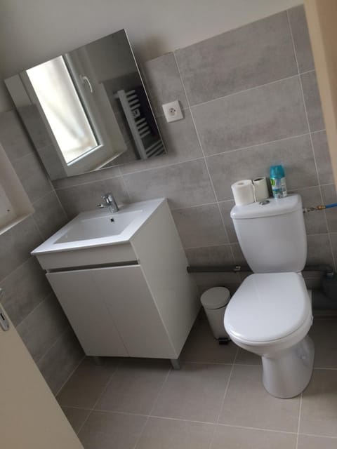 Shower, Bathroom, City view