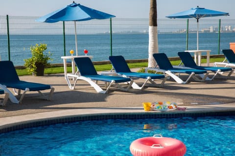 Day, Pool view, Sea view, Swimming pool
