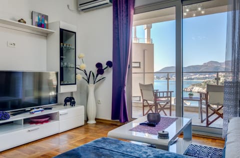TV and multimedia, Balcony/Terrace, Living room, Photo of the whole room, Decorative detail, Seating area