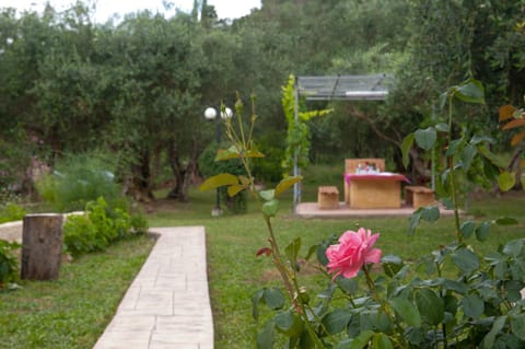 Family Holiday Apartment with garden & BBQ House in Corfu, Greece