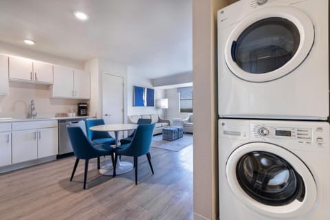 Dining area, washing machine, dryer