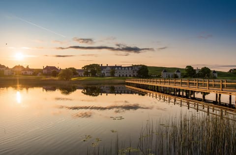 Natural landscape, Lake view, Sunset
