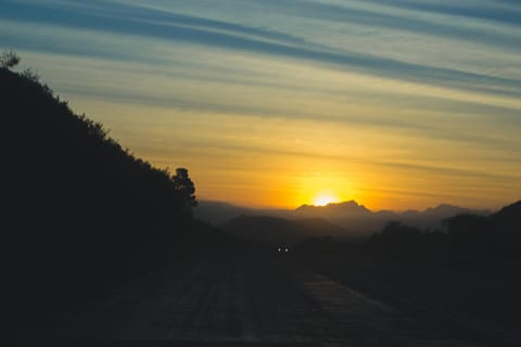 Natural landscape, Sunset