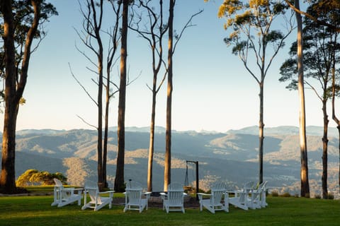 Natural landscape, View (from property/room), fireplace