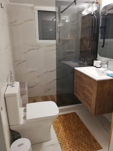 Shower, Toilet, Photo of the whole room, Area and facilities