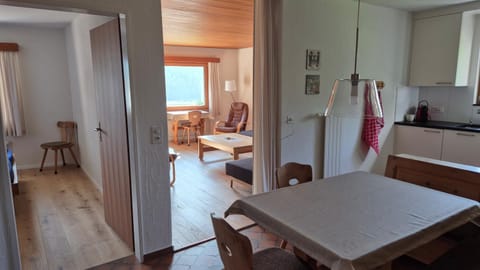 Kitchen or kitchenette, Living room, Dining area, Sea view