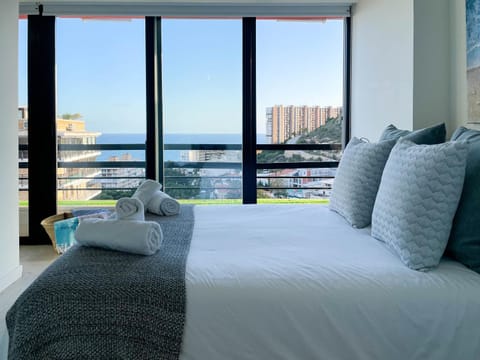 Bed, Photo of the whole room, Bedroom, City view, Sea view