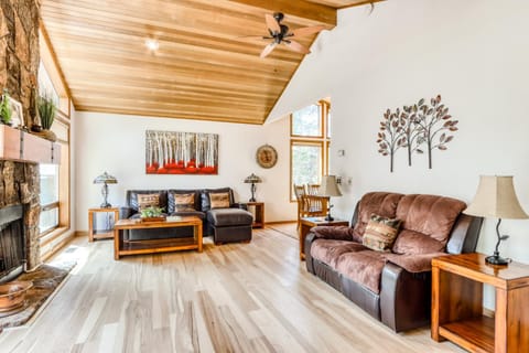Sundial on Deck House in Sunriver
