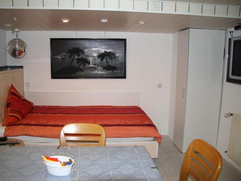 Property building, Living room, Bedroom