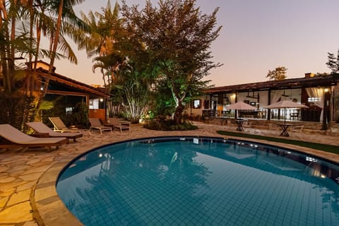 Swimming pool, Sunset