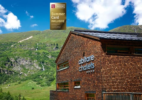 Property building, Facade/entrance, Summer, Logo/Certificate/Sign, Mountain view