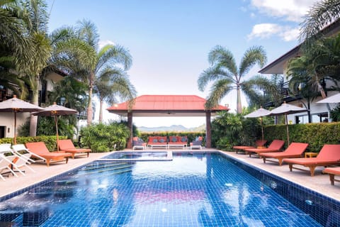 Property building, Natural landscape, Garden view, Pool view, Swimming pool, sunbed