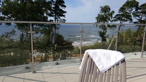 Property logo or sign, Summer, Balcony/Terrace, Beach, Sea view, Entertainment, Sunset, Family