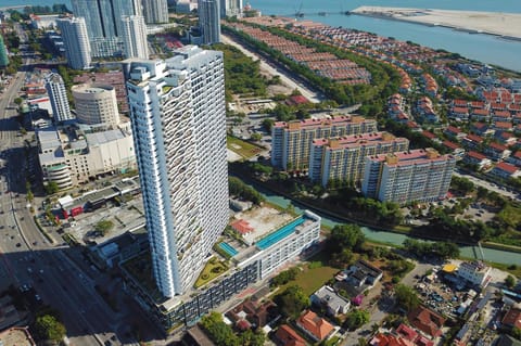 Property building, Neighbourhood, Bird's eye view