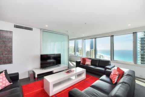 Living room, Landmark view, Sea view