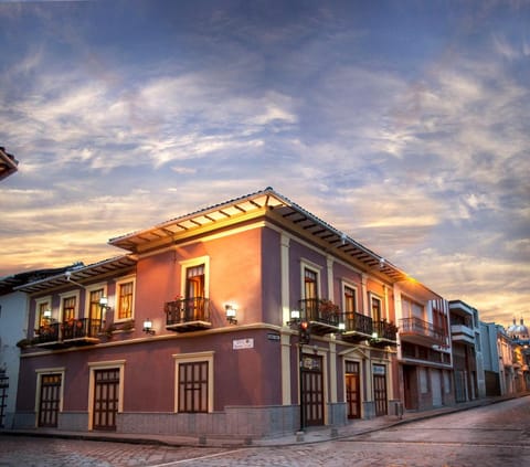 Property building, Facade/entrance, Off site, Sunset