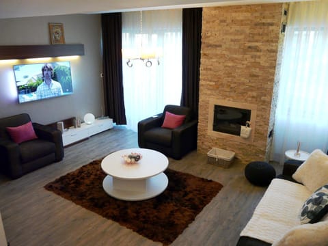 Living room, Photo of the whole room, Decorative detail, Garden view, Landmark view, Mountain view, Area and facilities