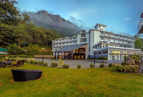 Facade/entrance, Garden, Mountain view