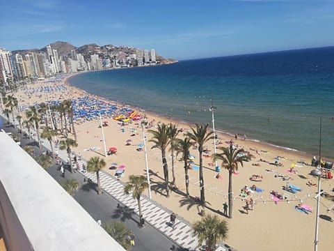 View (from property/room), Balcony/Terrace, Beach, Sea view, Street view