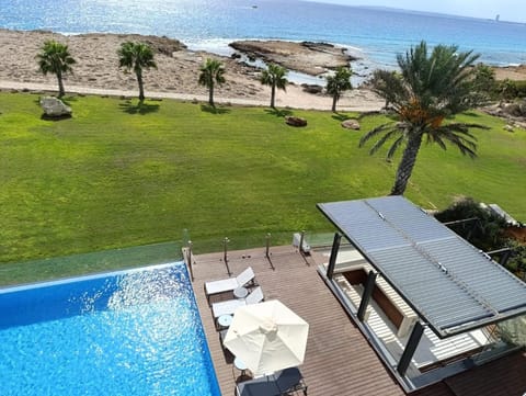 Property building, Patio, Spring, Garden view, Pool view, Sea view, sunbed