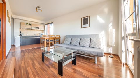 Kitchen or kitchenette, Living room, Seating area