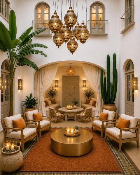 Patio, Lobby or reception, Seating area