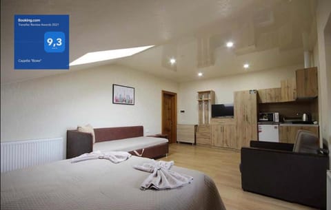 Bed, TV and multimedia, Kitchen or kitchenette, Bedroom, minibar, towels