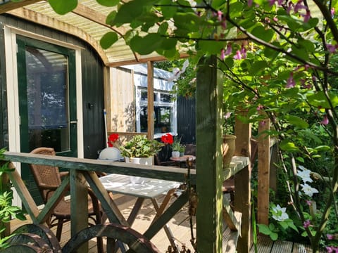 Property building, Day, Balcony/Terrace, Garden view