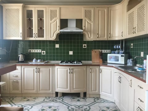 Coffee/tea facilities, Kitchen or kitchenette, minibar, stove
