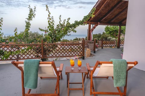 Patio, Balcony/Terrace, Garden view, Sea view