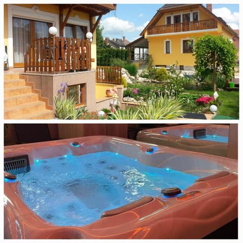 Property building, Garden, Hot Tub, Garden view