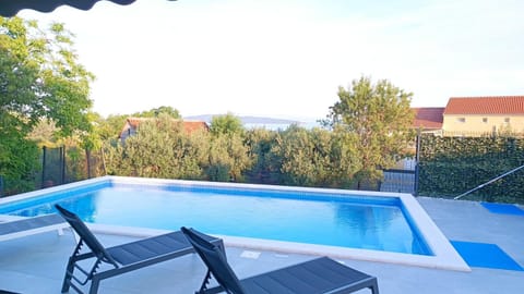 Modern apartment with heated pool&sea view Apartment in Šibenik-Knin County, Croatia