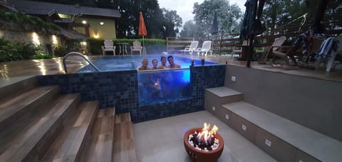 Natural landscape, Pool view, Swimming pool